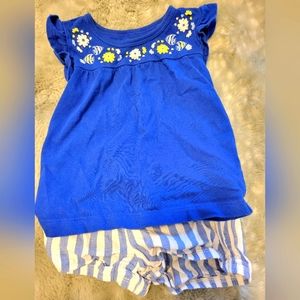 Excellent used condition shorts and tshirt set